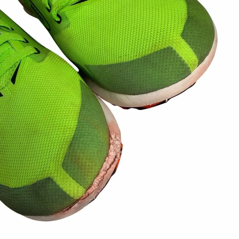 Brooks Draft XC Cross Country Running Shoes Green Gecko Unisex Spikes M 9.5 W 11